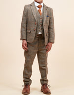 MARC DARCY Ted Kids 3pc Suit - Tan