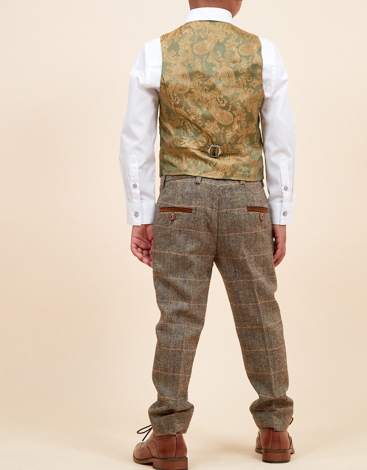 MARC DARCY Ted Kids 3pc Suit - Tan