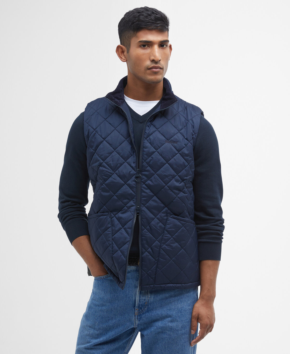 Monty Gilet Navy Blue