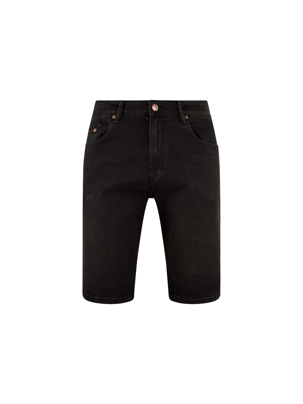 MISH MASH Paul Washed Jean Shorts - Black