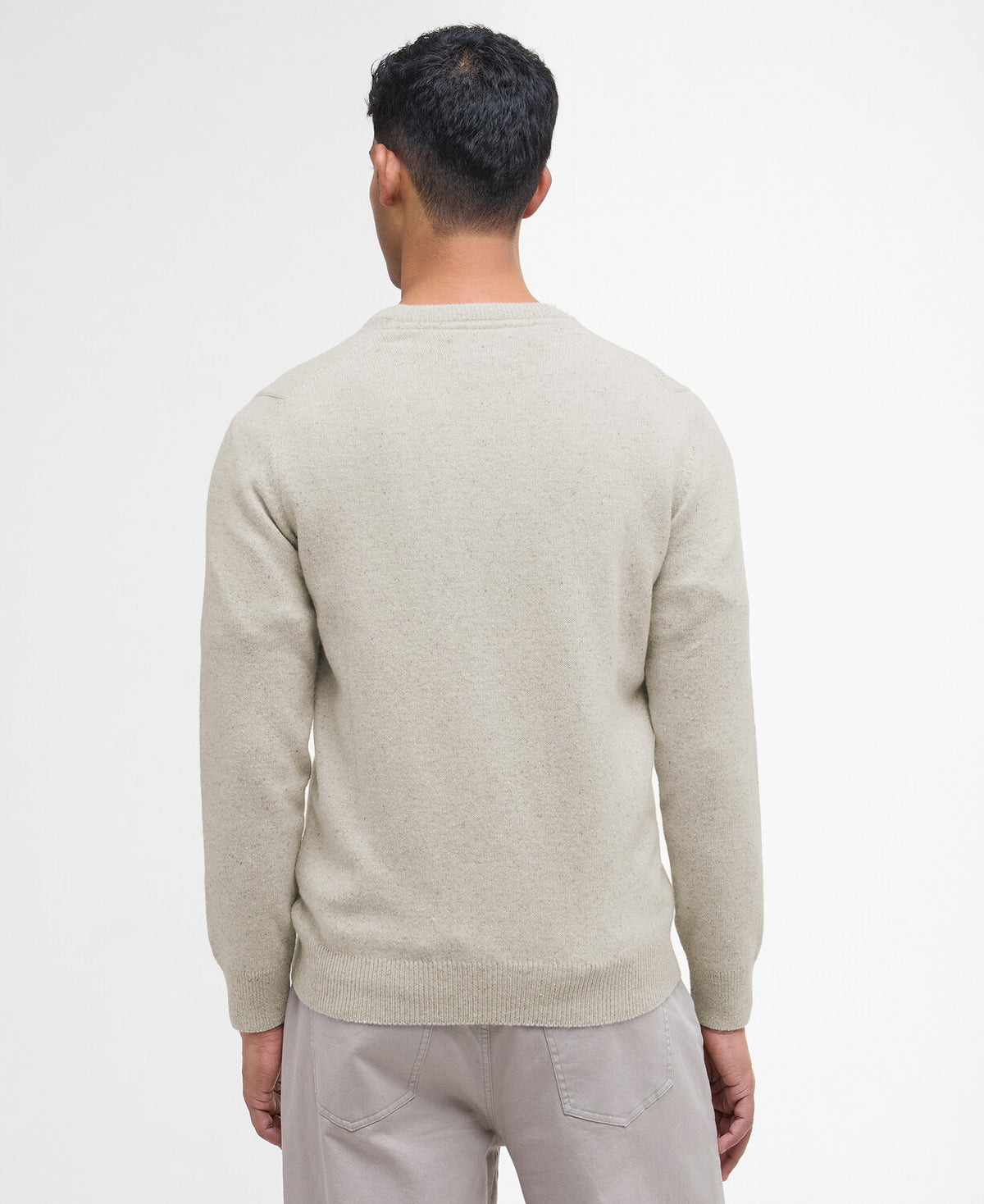 Barbour Tisbury Crew neck Knitted Jumper - Mist