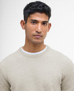Barbour Tisbury Crew neck Knitted Jumper - Mist