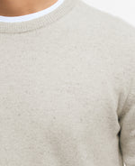 Barbour Tisbury Crew neck Knitted Jumper - Mist