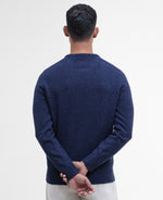 Barbour Tisbury Crew Neck Knitted Jumper - Deep Blue