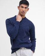 Barbour Tisbury Crew Neck Knitted Jumper - Deep Blue