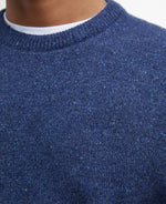 Barbour Tisbury Crew Neck Knitted Jumper - Deep Blue