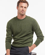 Barbour Tisbury Crew Neck Knitted Jumper - Forest Green