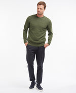 Barbour Tisbury Crew Neck Knitted Jumper - Forest Green