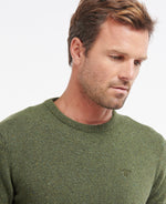 Barbour Tisbury Crew Neck Knitted Jumper - Forest Green