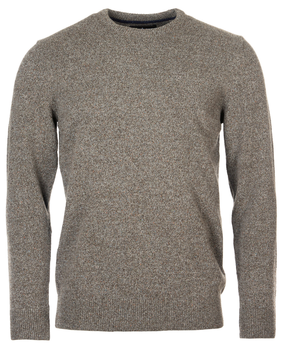 Barbour Tisbury Crew neck Knitted Jumper - Fog