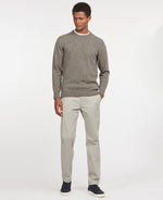 Barbour Tisbury Crew neck Knitted Jumper - Fog