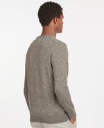 Barbour Tisbury Crew neck Knitted Jumper - Fog