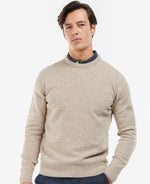 Barbour Tisbury Crew Neck Knitted Jumper - Stone