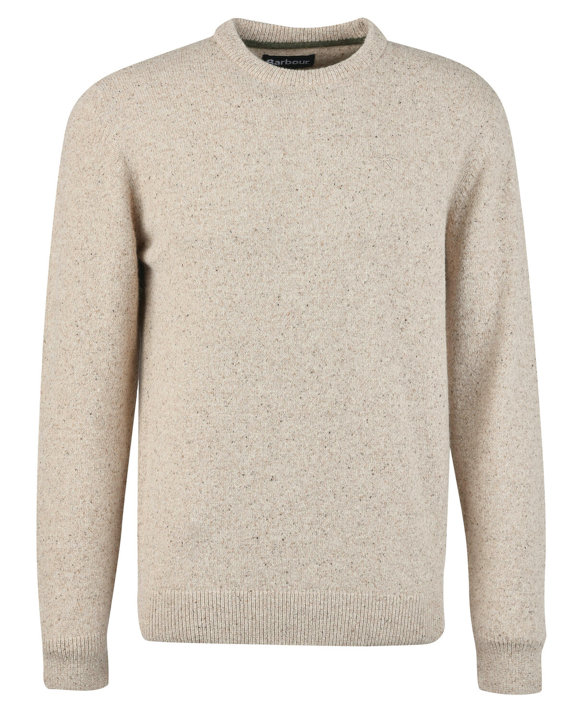 Barbour Tisbury Crew Neck Knitted Jumper - Stone