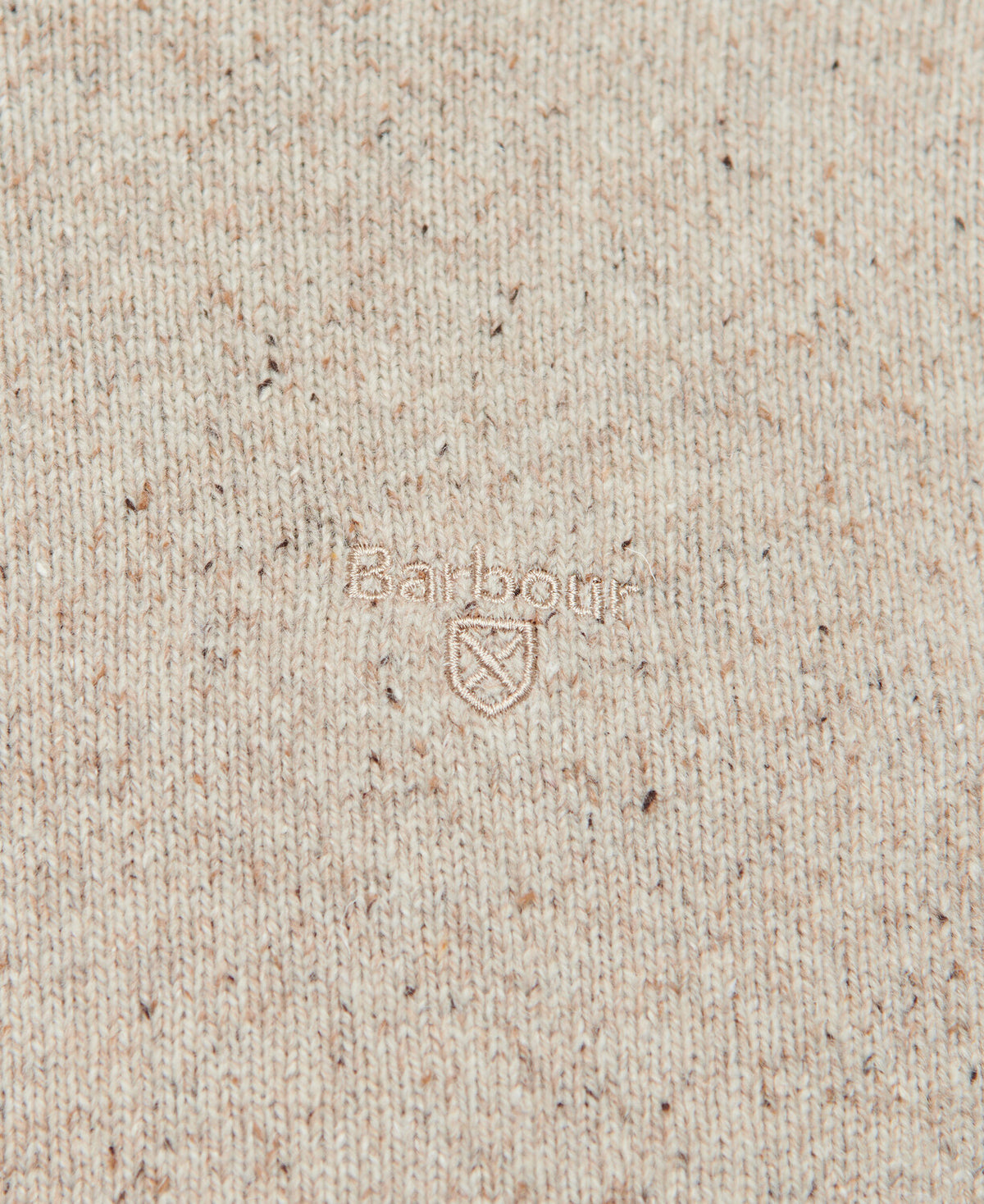 Barbour Tisbury Crew Neck Knitted Jumper - Stone