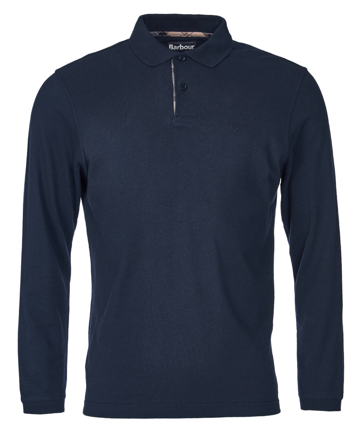 Barbour Essential Long Sleeve Polo Shirt - Navy