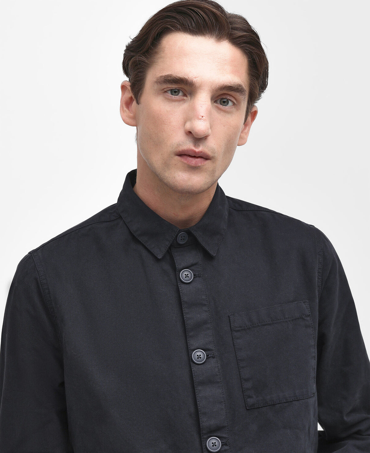 Barbour Washed Overshirt - Navy