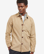 Barbour Washed Overshirt - Washed Stone