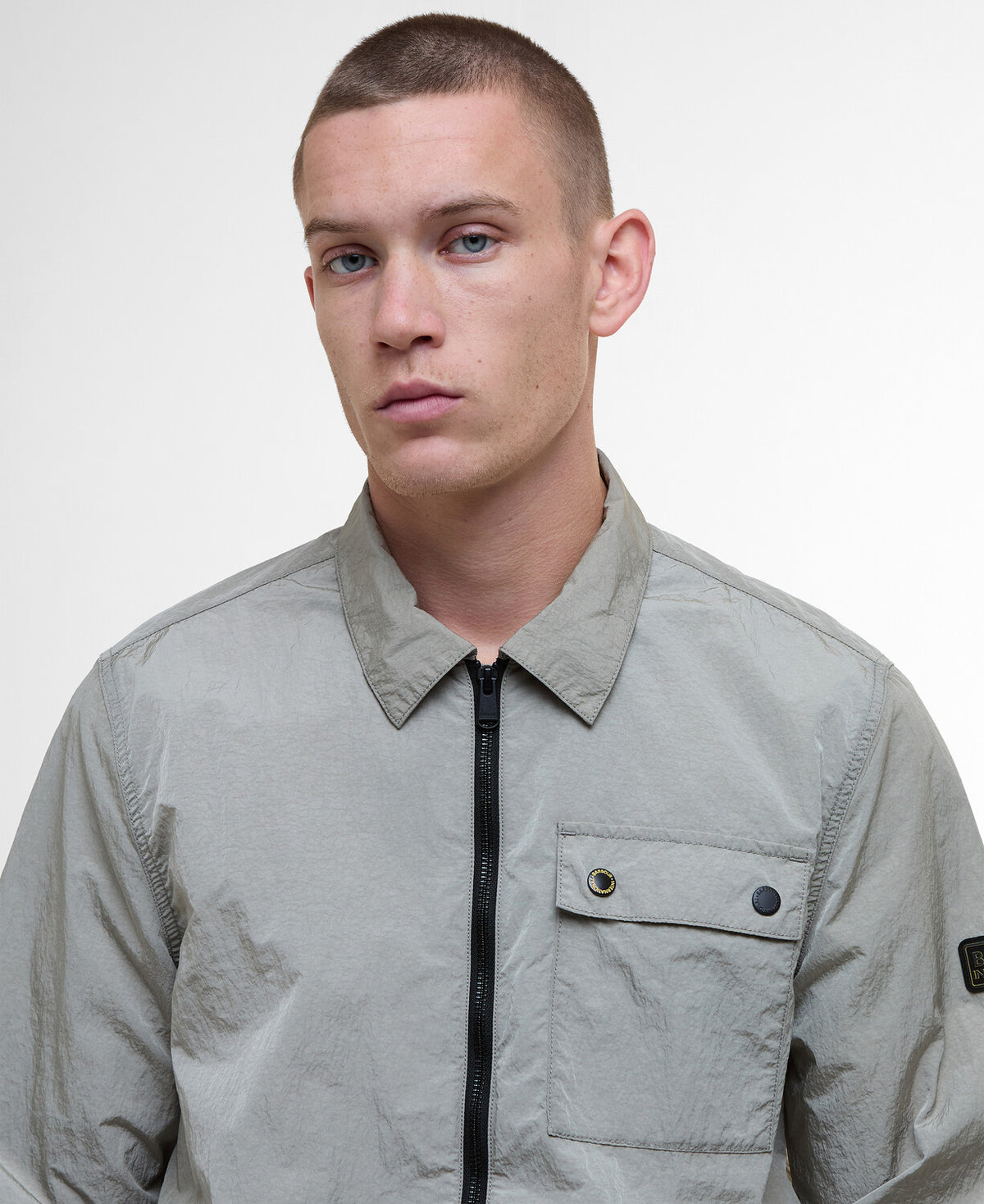 Barbour International Inline Overshirt - Pale Slate