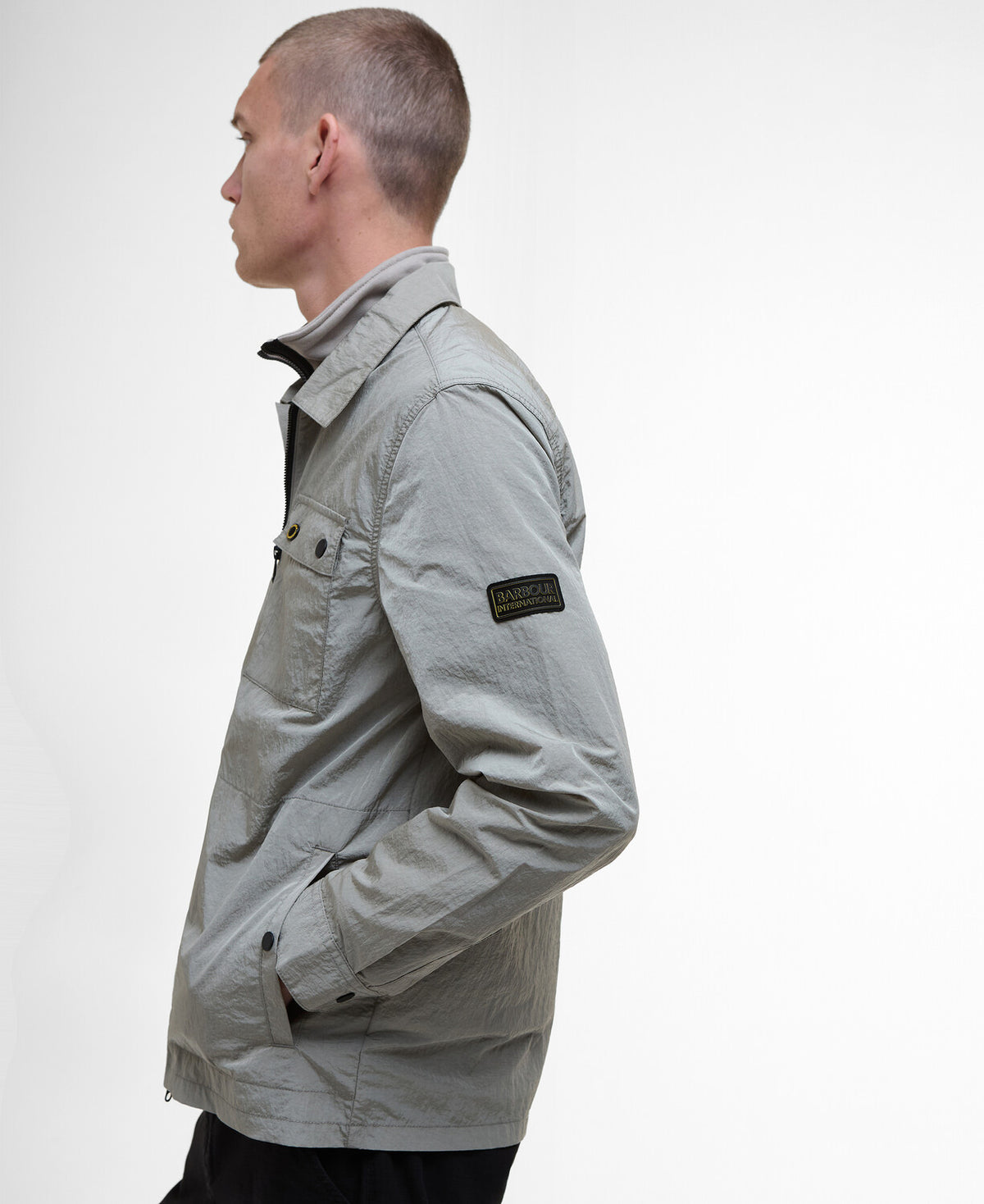 Barbour International Inline Overshirt - Pale Slate