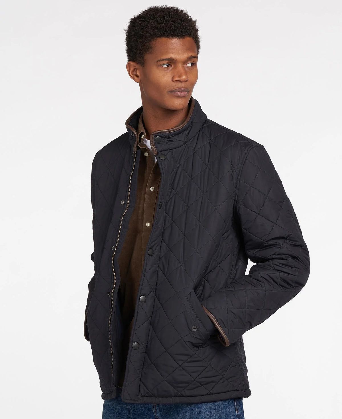 Barbour Powell Quilt Jacket - Navy Blue