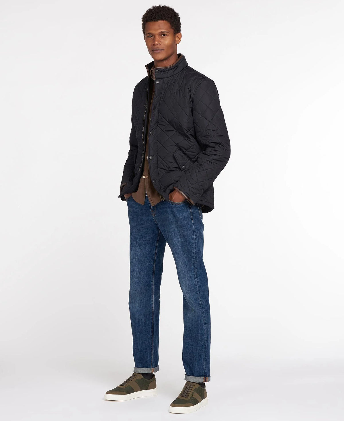 Barbour Powell Quilt Jacket - Navy Blue