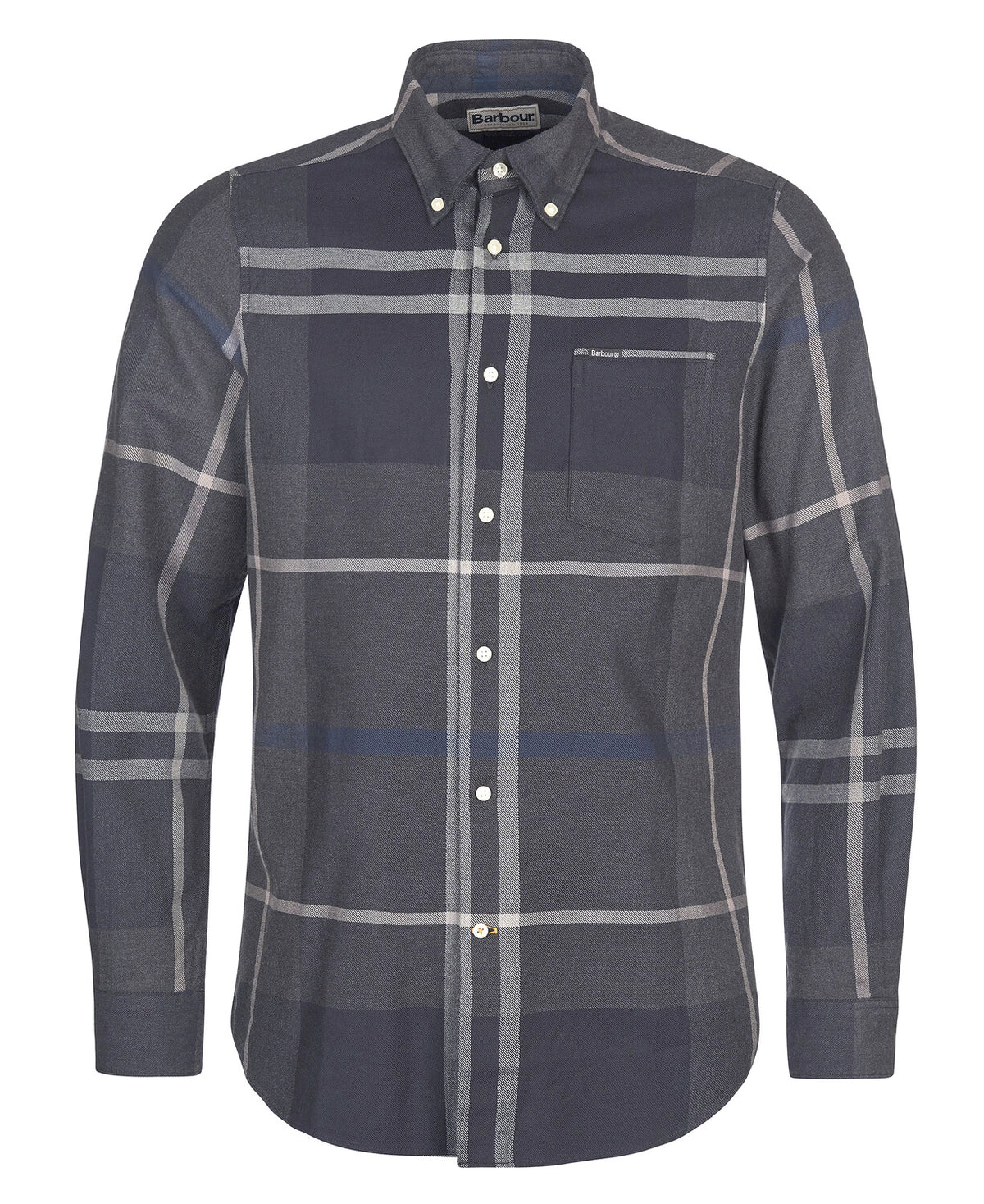 Barbour Dunoon Tailored Tartan Shirt - Graphite Black