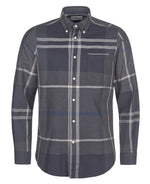 Barbour Dunoon Tailored Tartan Shirt - Graphite Black