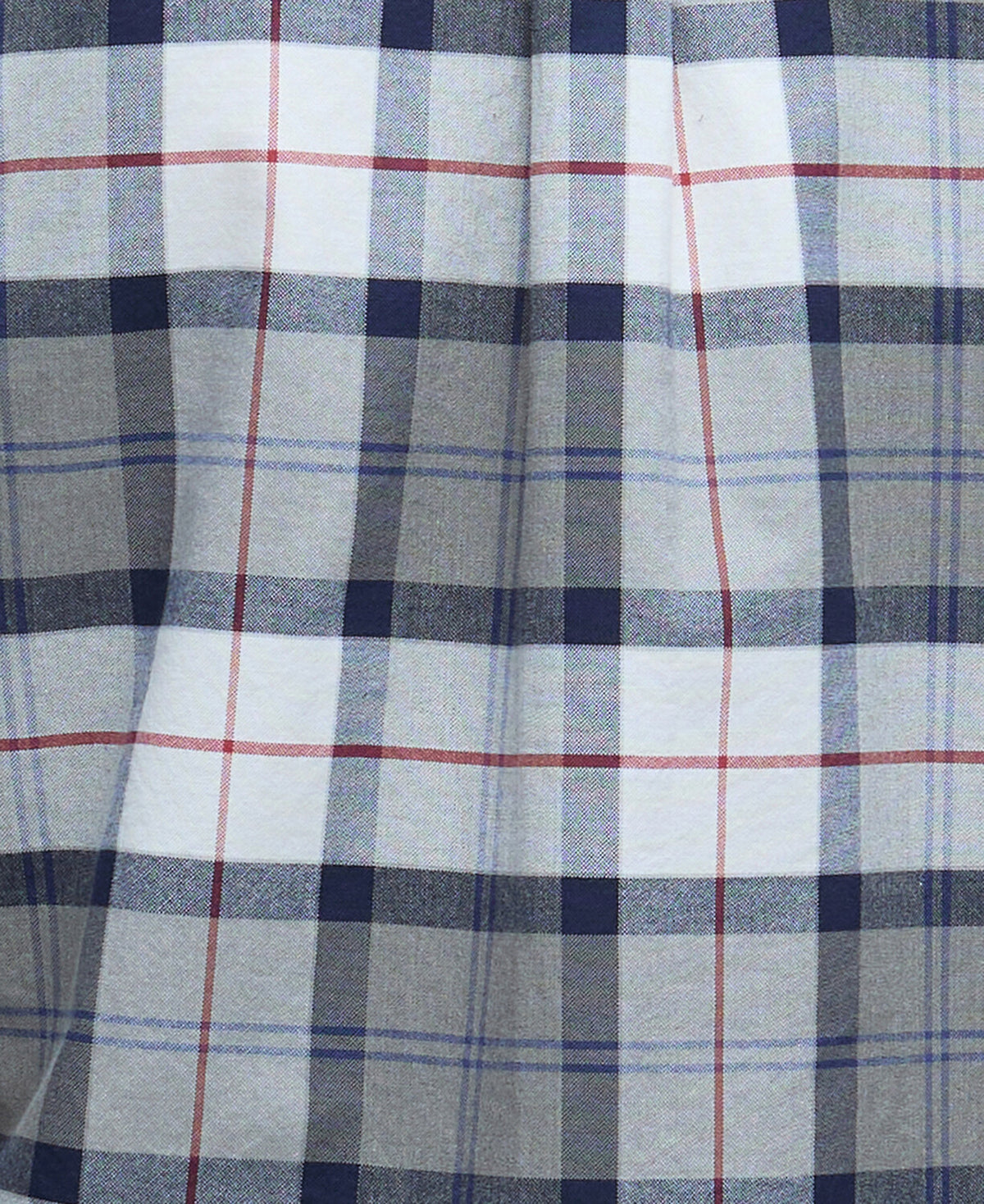 Barbour Lewis Tailored Long Sleeve Check Shirt - Bleached Pine Tartan