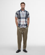 Barbour Doughill Short Sleeve Tartan Shirt - Bleached Pine