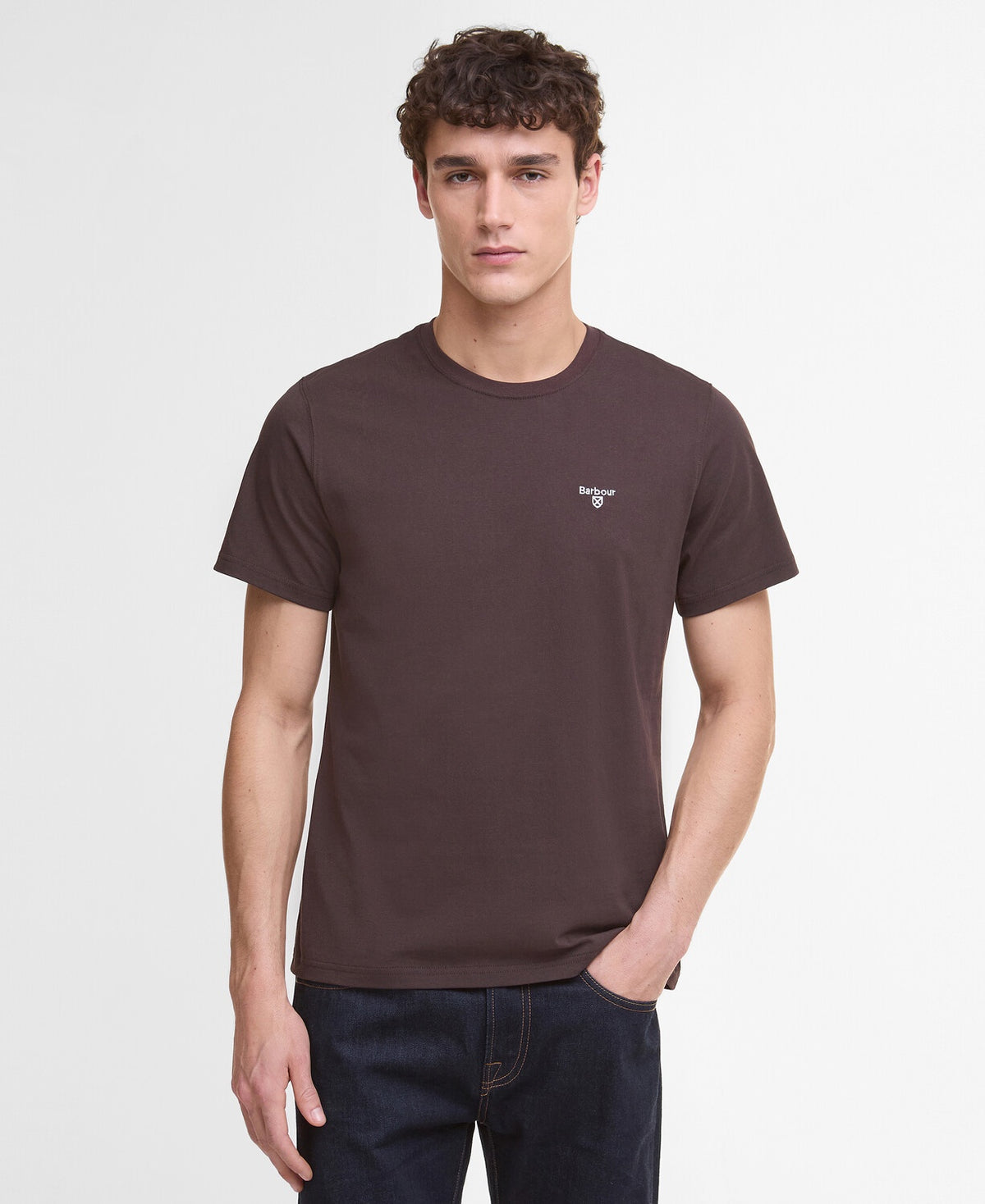 Barbour Essential Sports T-Shirt - Dark Oak