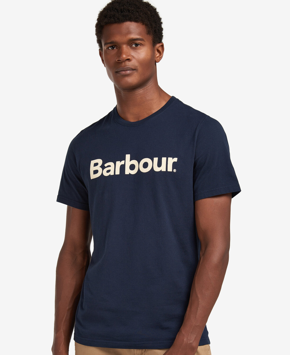 Barbour Logo T-Shirt - Navy