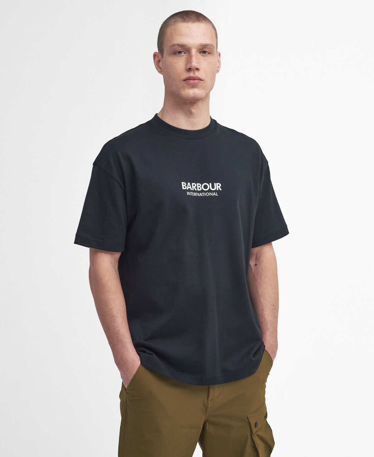 Barbour International Formula Oversized T-Shirt - Black