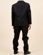 Marc Darcy Dalton Tux Kids 3pc Suit - Black