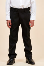 Marc Darcy Dalton Tux Kids 3pc Suit - Black