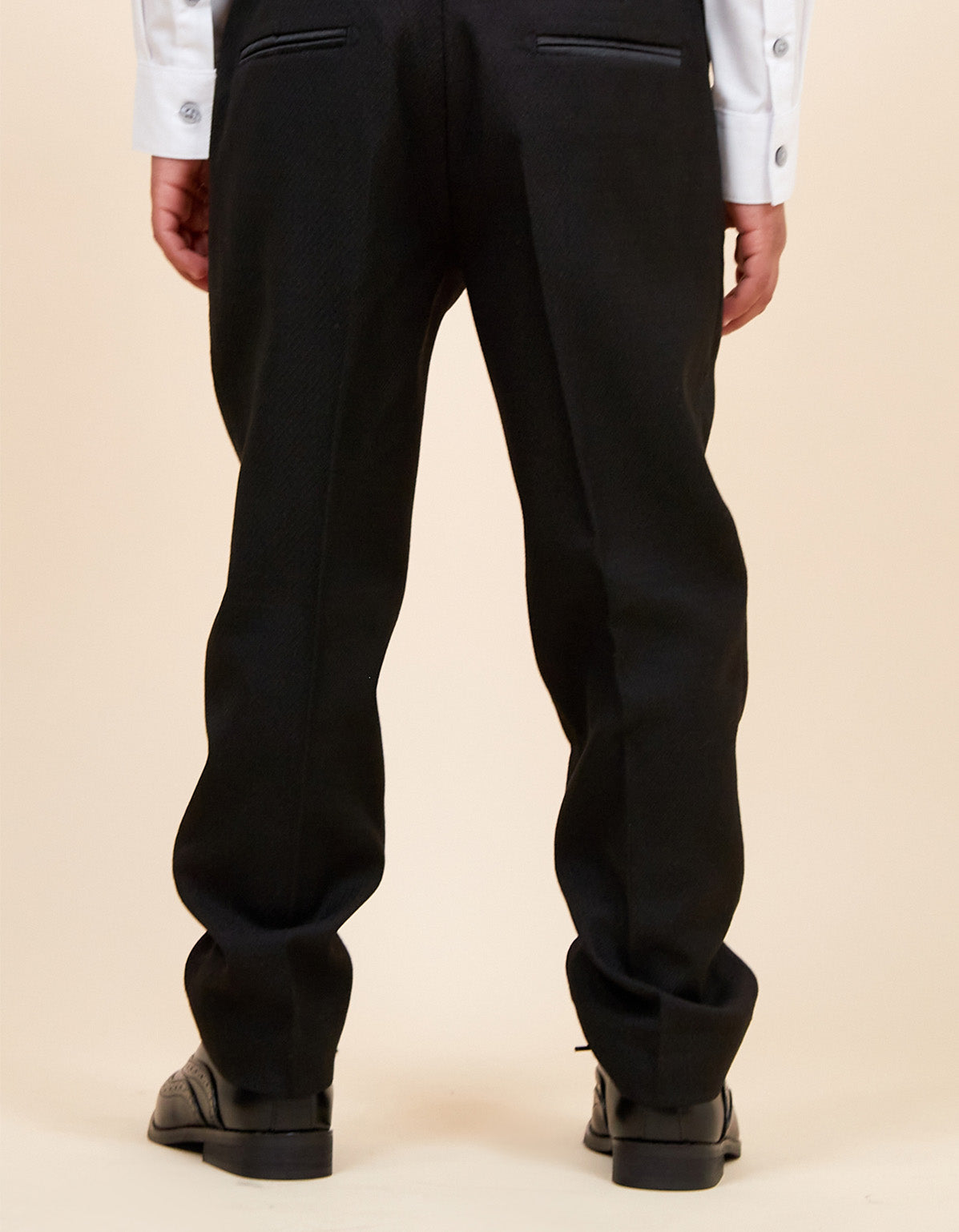 Marc Darcy Dalton Tux Kids 3pc Suit - Black