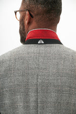 MARC DARCY Kris Tweed Blazer - Silver/ Grey