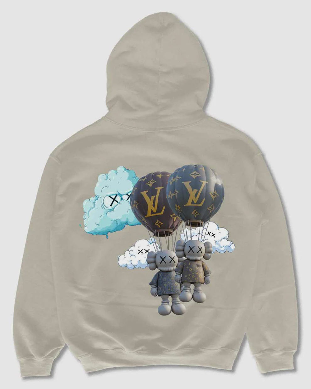 Miracles Balloon Hoody - Stone