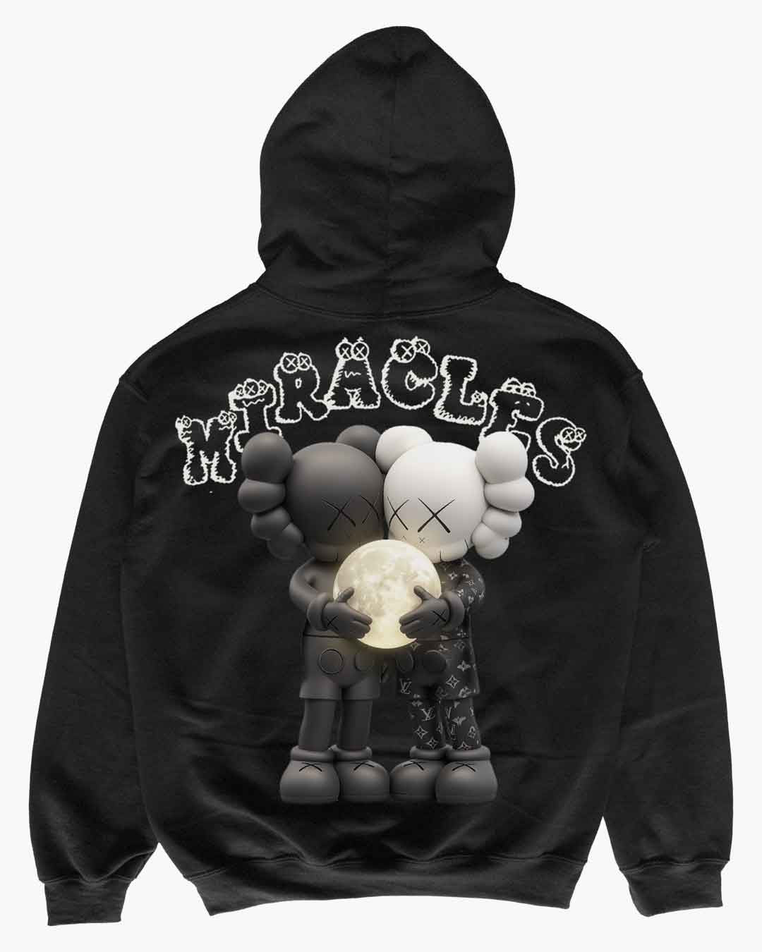 Miracles Moon Hoodie - Black