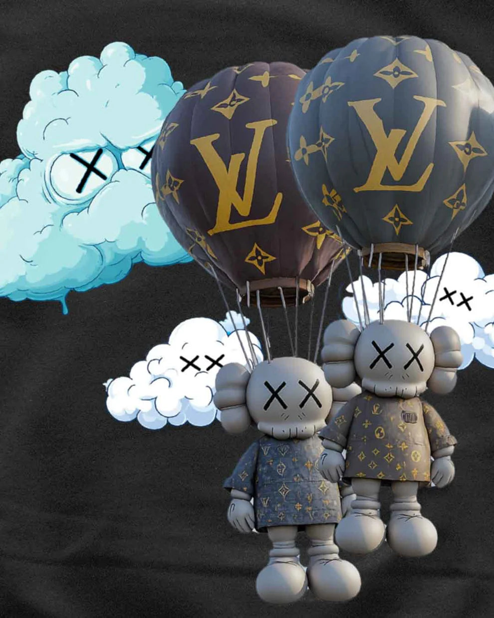 Miracles Balloon Hoody - Black