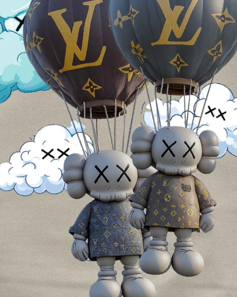 Miracles Balloon Hoody - Stone