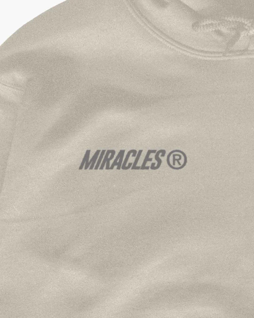 Miracles Balloon Hoody - Stone