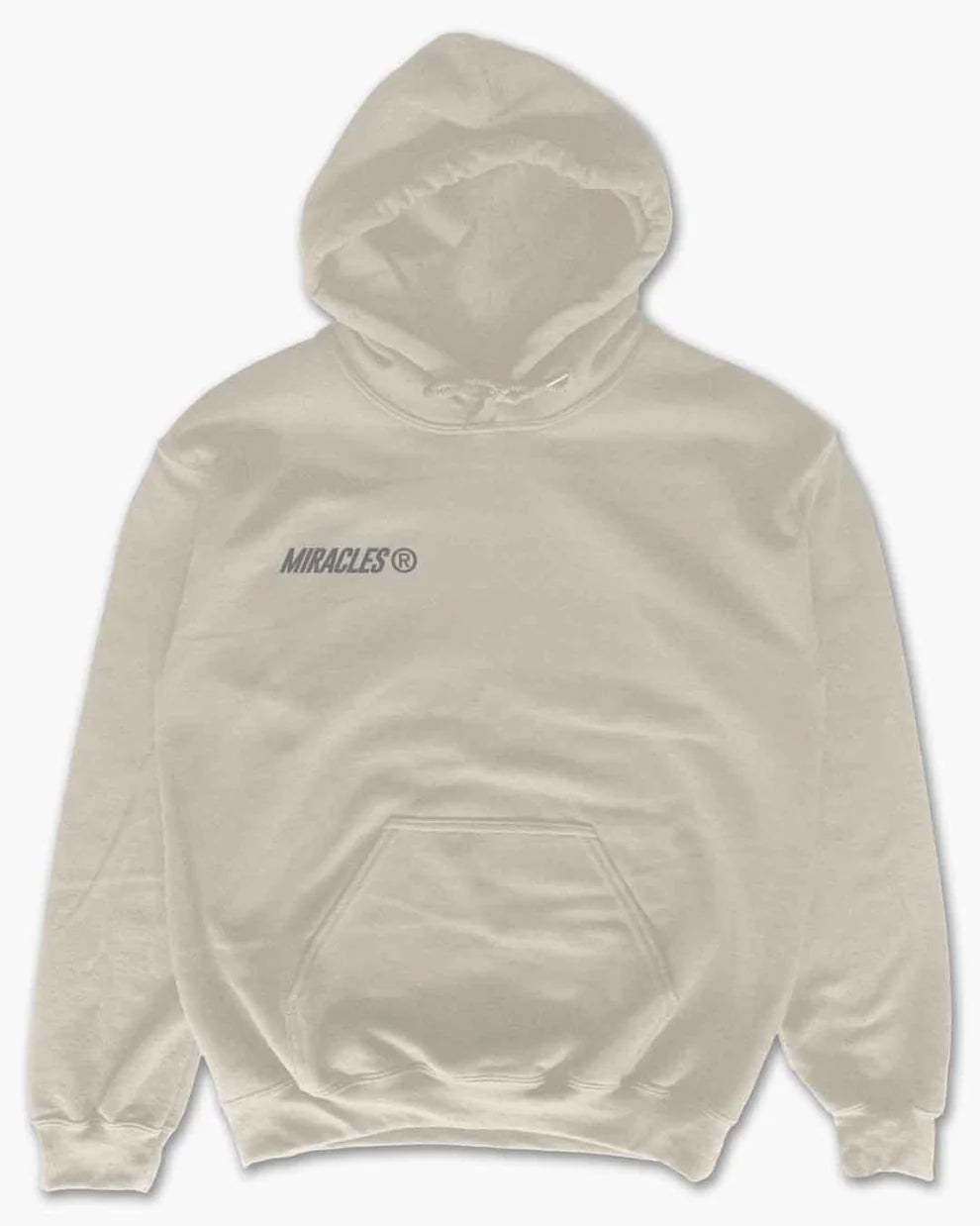 Miracles Balloon Hoody - Stone