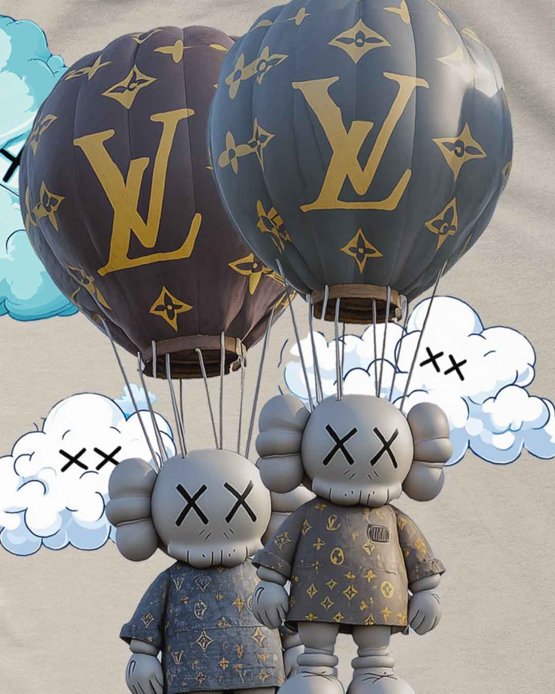 Miracles Balloon T-Shirt - Stone