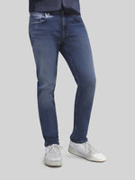 Mish Mash Ajanta Tapered Stretch Denim Jean - Mid Blue