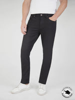 Mish Mash Mirage Tapered Stretch Denim Jean - Black