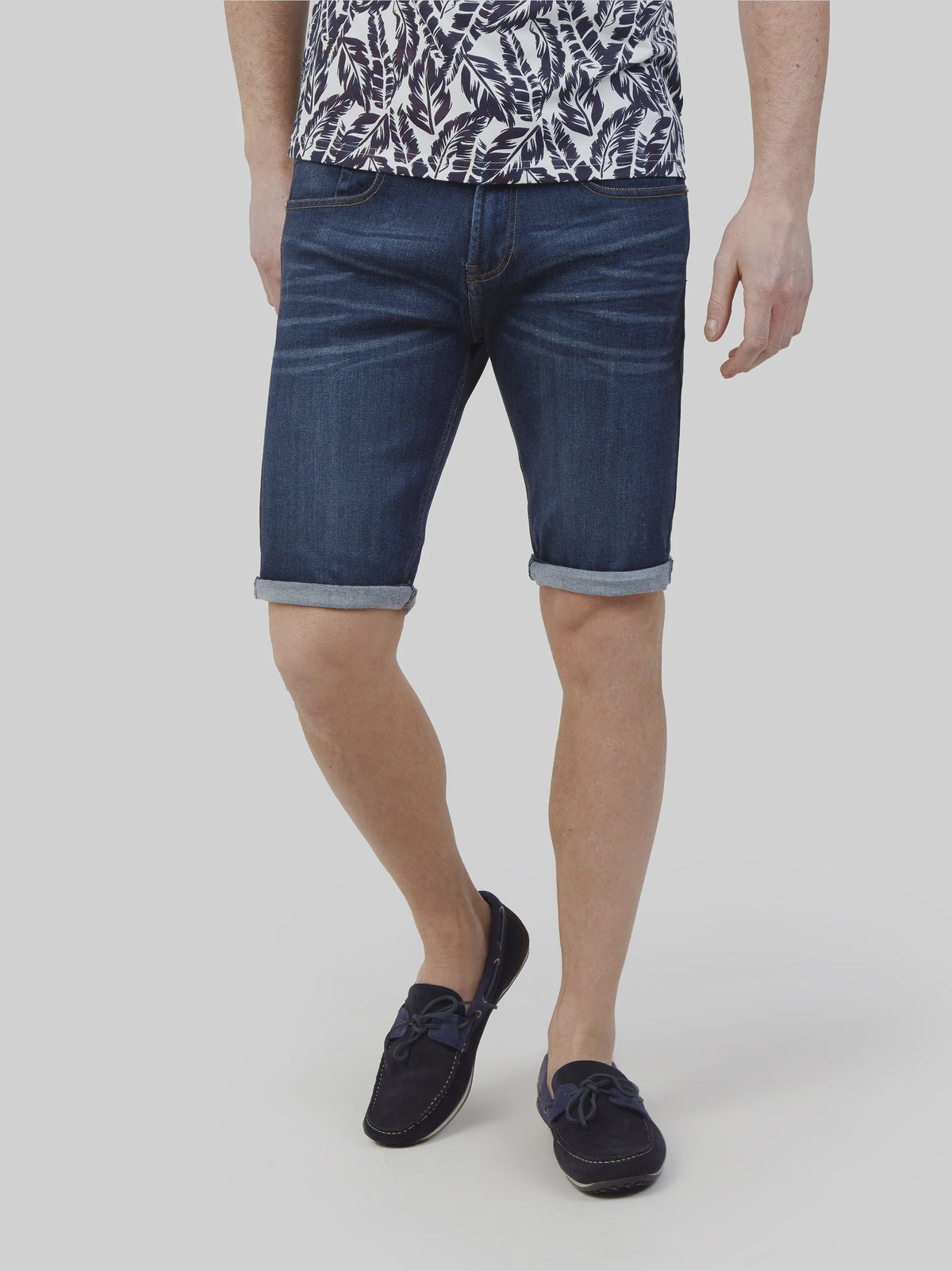 Mish Mash Paul Denim Shorts - Dark Blue