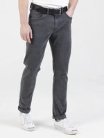 Mish Mash Hawker Stretch Brushed Denim Tapered Jean - Grey