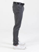 Mish Mash Hawker Stretch Brushed Denim Tapered Jean - Grey