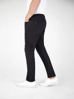 Mish Mash Mirage Tapered Stretch Denim Jean - Black